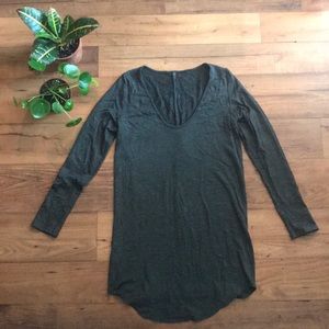 Long sleeve fitted dress